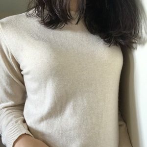 Cream CASHMERE Sweater
